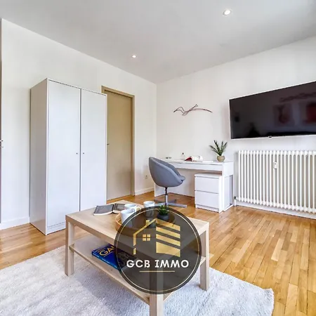 Appartement Le Clemenceau - Stade Des Alpes - Parking Gratuit Grenoble