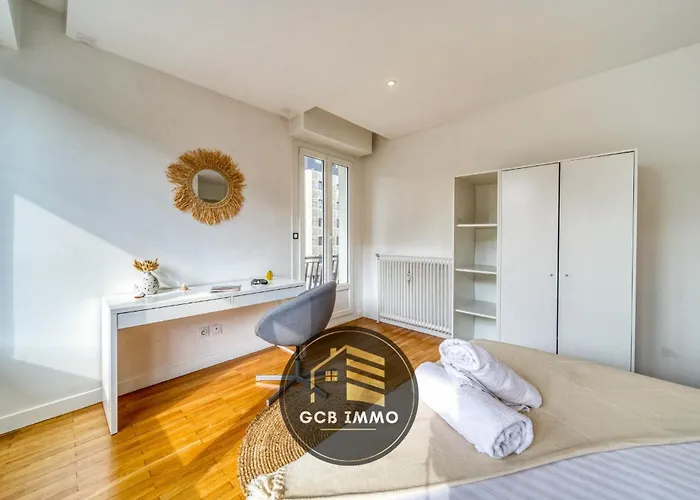 Appartement Le Clemenceau - Stade Des Alpes - Parking Gratuit Grenoble